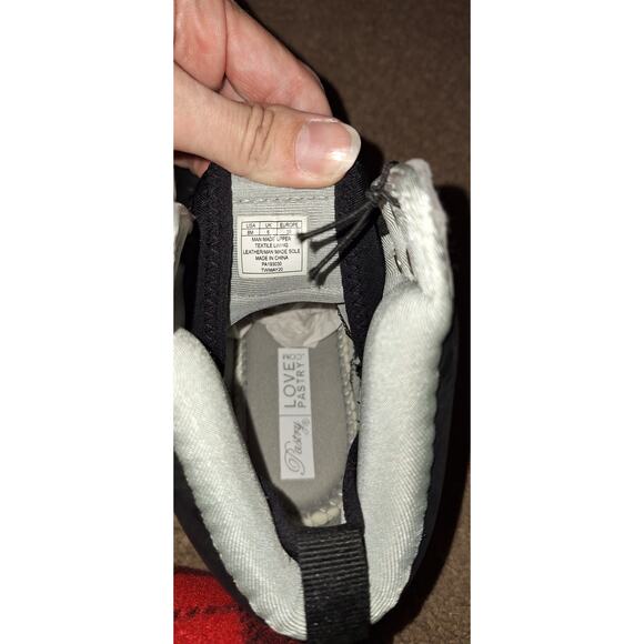 NWT/ PASTRY / HIGH TOP TENNIS SHOES / MEN'S SIZE : 8 / BLACK AND WHITE/unisex - Picture 6 of 12